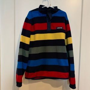 Brightly Striped Land’s End Fleece